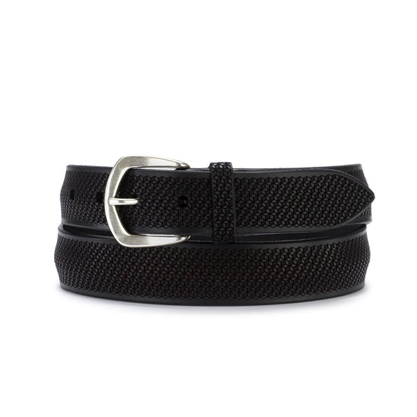 orciani mens belt bull soft black
