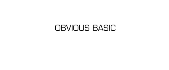 obvious basic logo