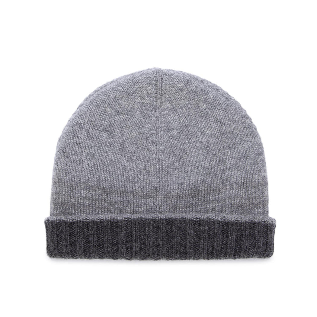 116 BERRETTO DOUBLEFACE 08 GRIS1 GRIS2  GRIGIO CHIARO/GRIGIO SCURO