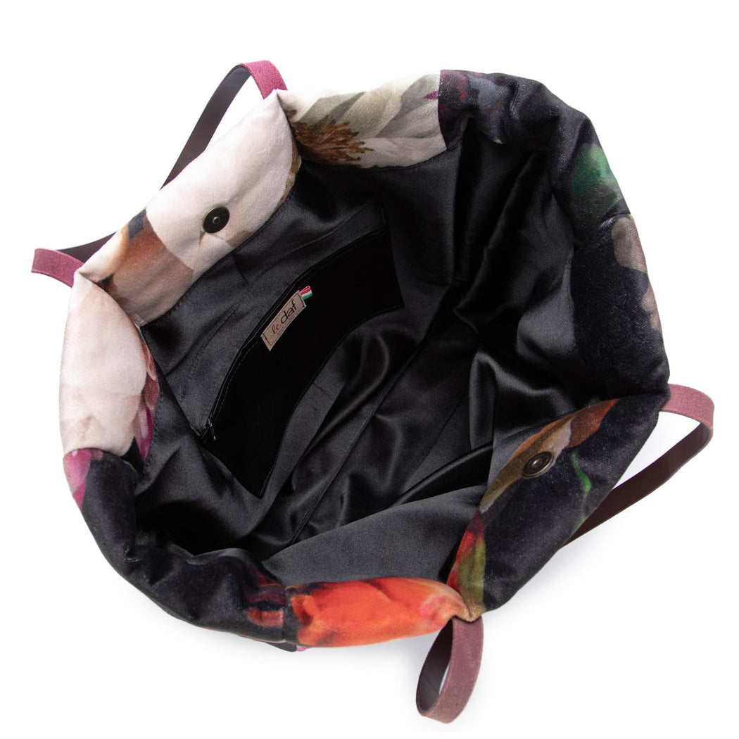 SH23I02 SHOPPING OLANDA  NERO/MULTICOLOR