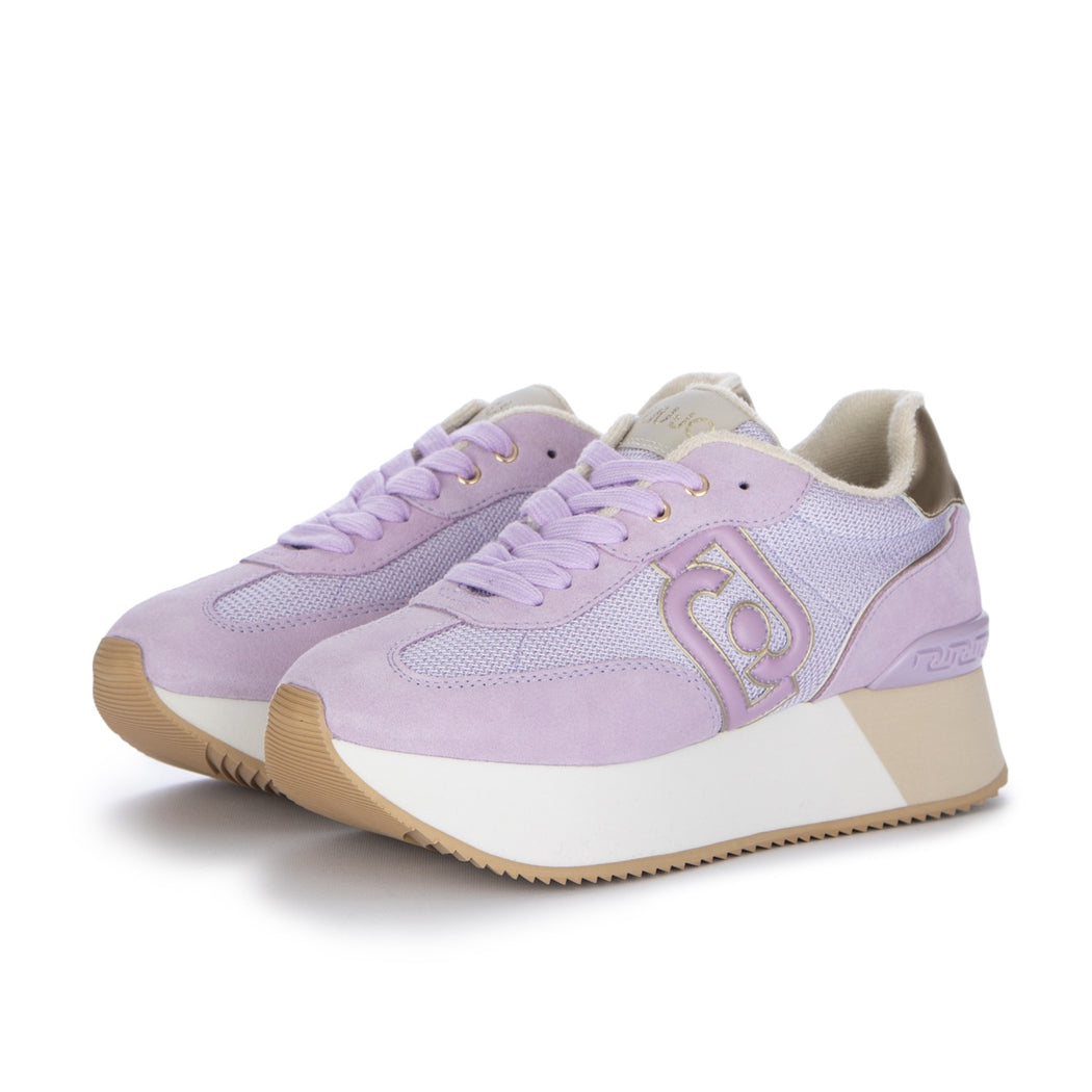 DREAMY 02 COW SUEDE/MESH/METALLIC  S3275 LILLA