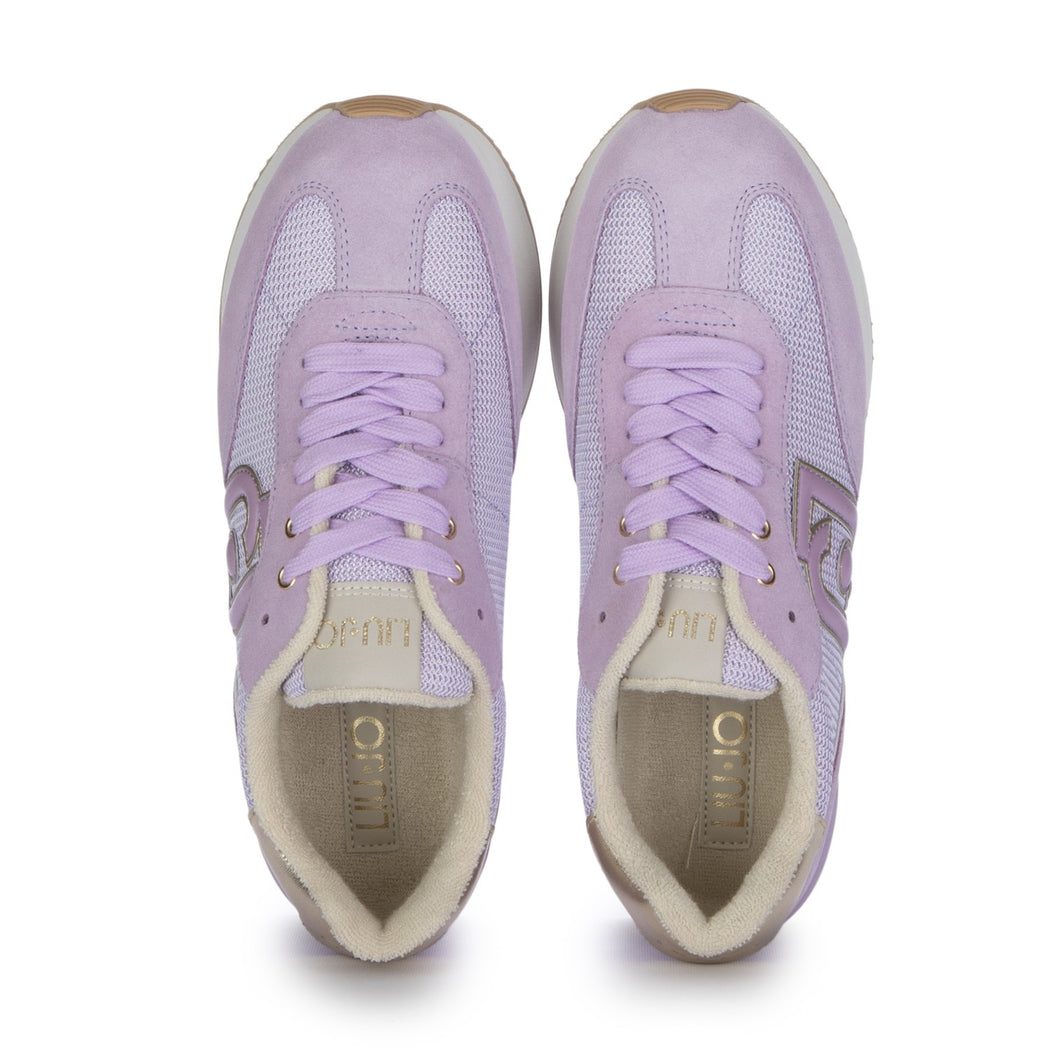 DREAMY 02 COW SUEDE/MESH/METALLIC  S3275 LILLA