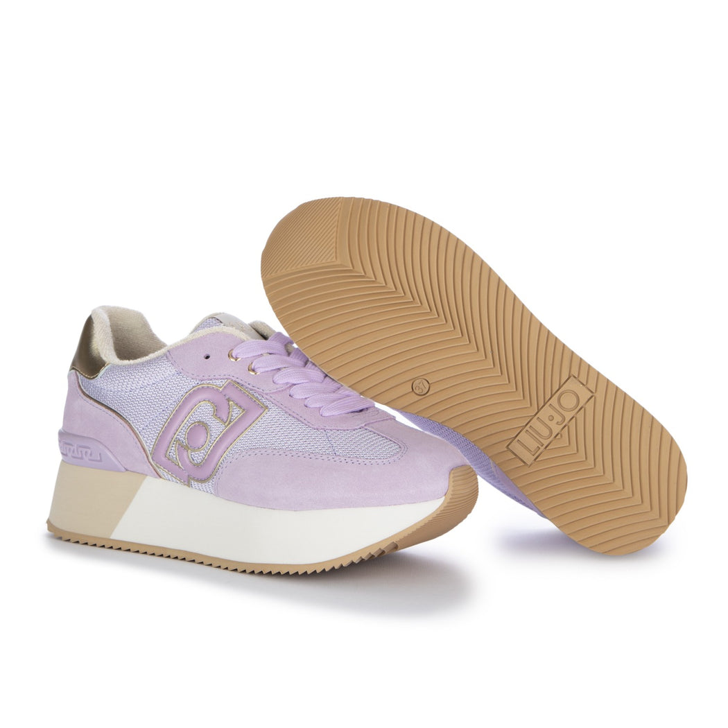 DREAMY 02 COW SUEDE/MESH/METALLIC  S3275 LILLA