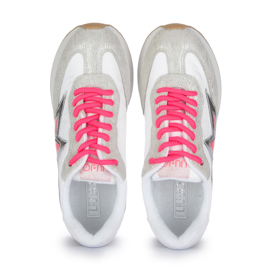 DREAMY 03 LAMINATED COW/SUEDE/NYLON  S3209 ARGENTO/BIANCO