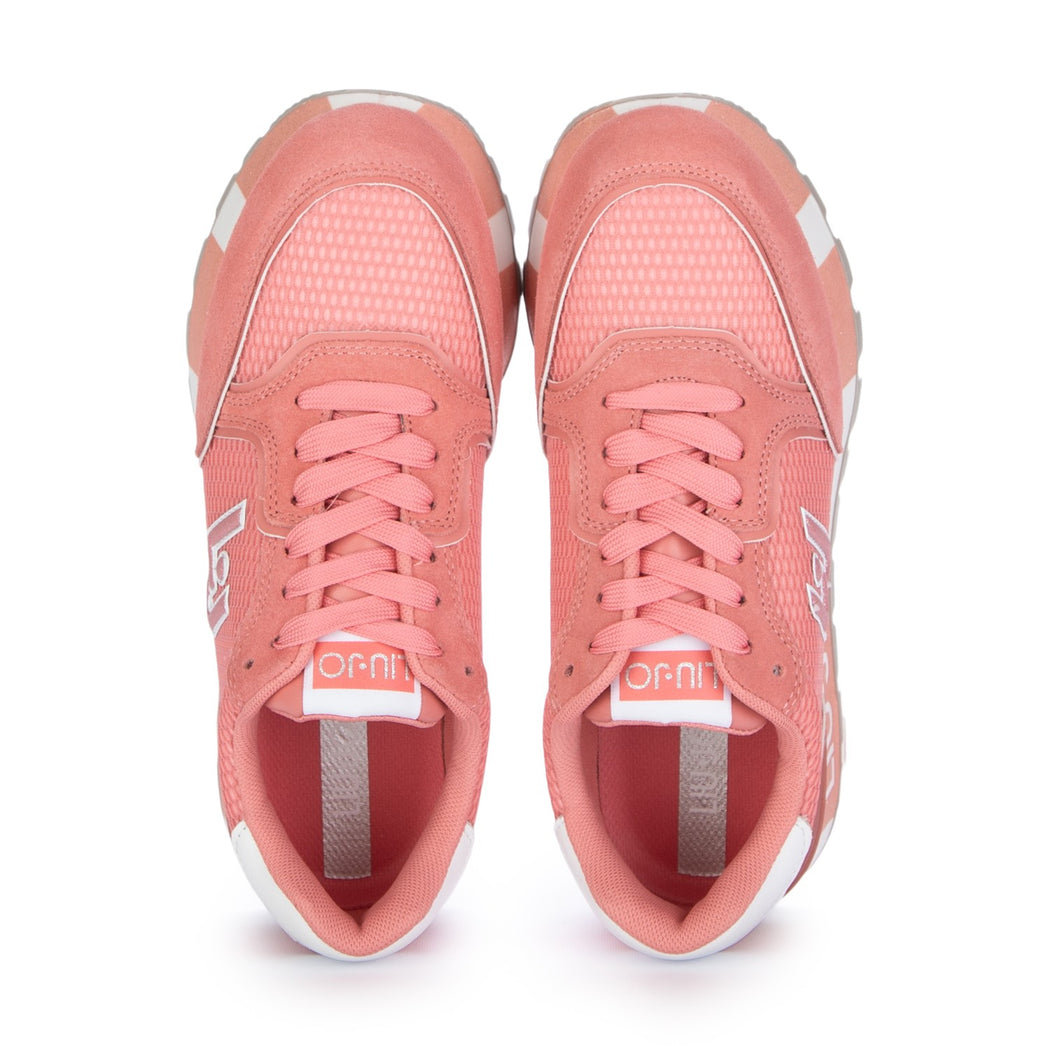 AMAZING 25 COW SUEDE/NET  S1706 ROSA FRAGOLA