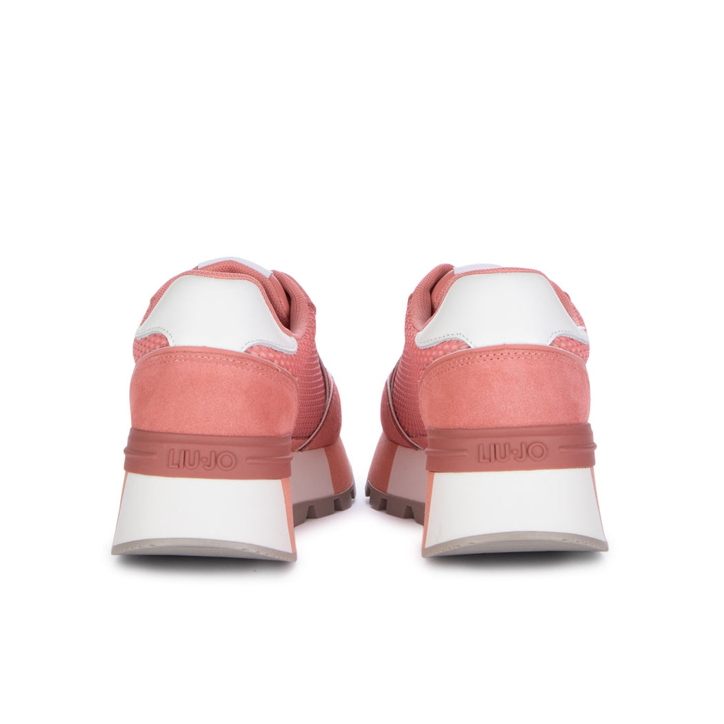 AMAZING 25 COW SUEDE/NET  S1706 ROSA FRAGOLA