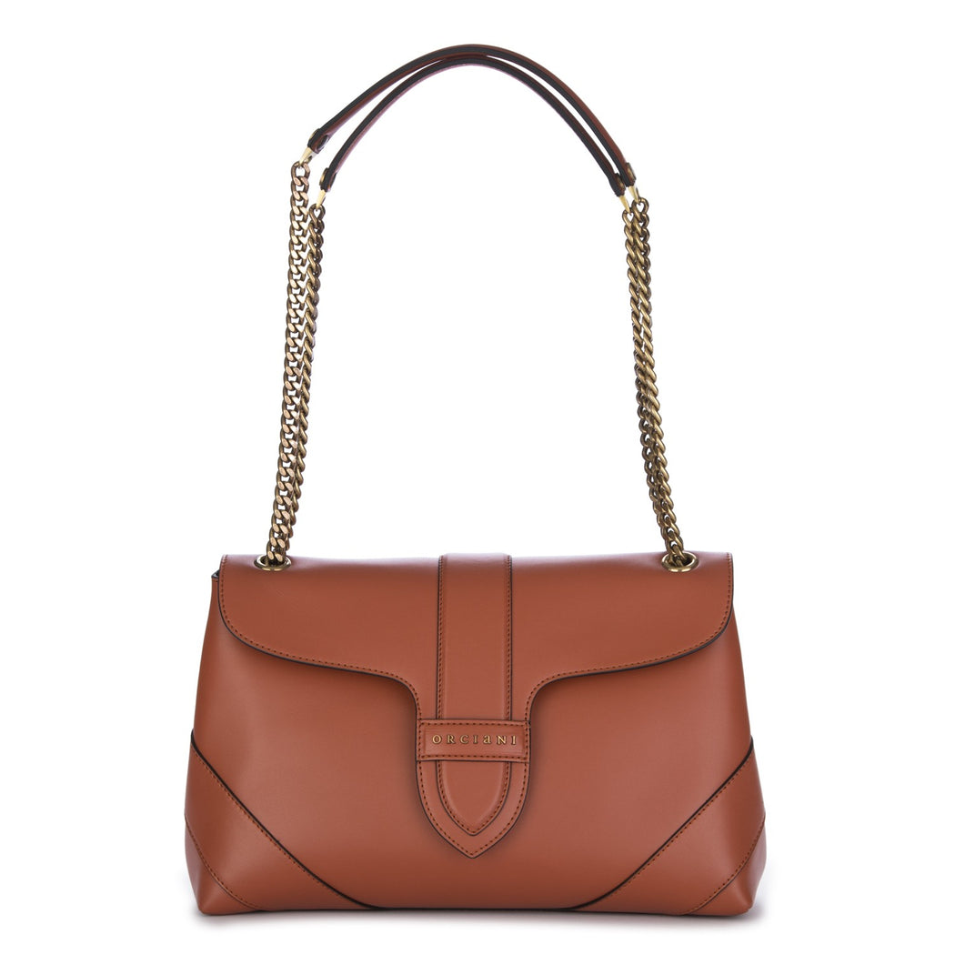 B02165 ALMA COUTURE  MARRONE CUOIO