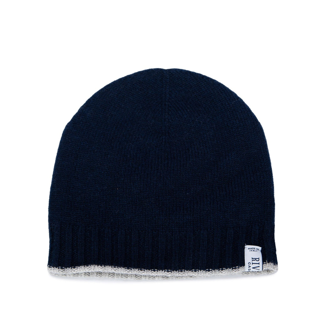 116 BERRETTO DOUBLEFACE 40 GRIS.MO/NOTTURNO  GRIGIO/BLU
