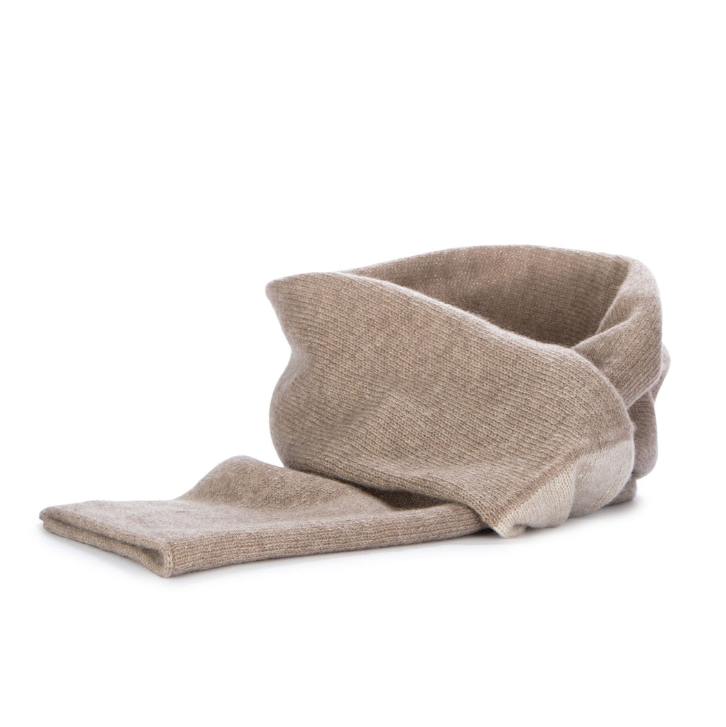 98B SCALDACOLLO BICOLORE 02  MARRONE/BEIGE