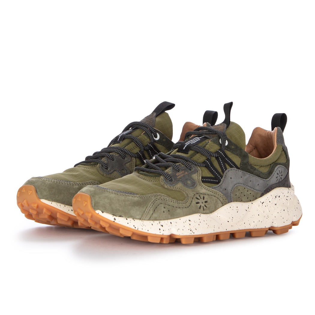 YAMANO 3 SUEDE/NYLON CHECKE  VERDE