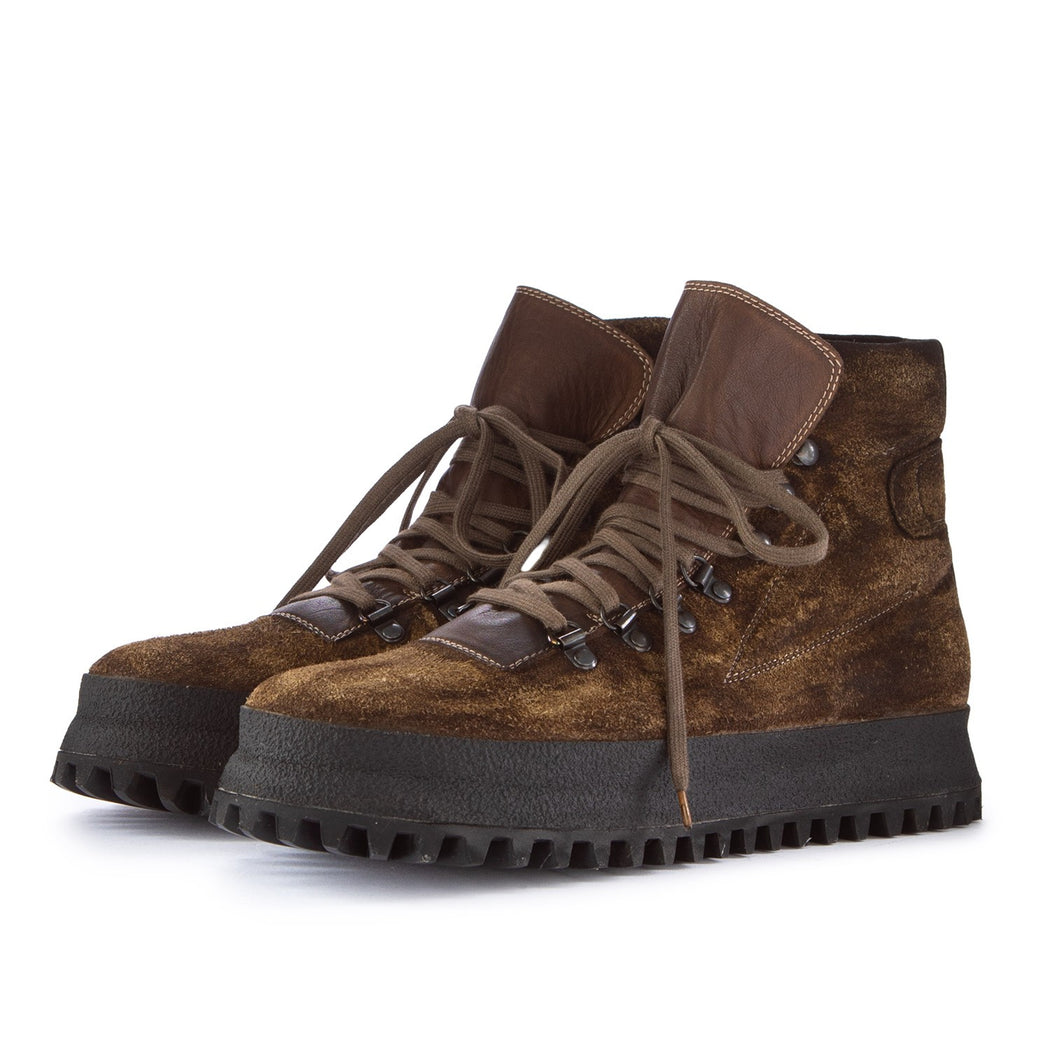 50097 ALCE SUEDE DIVE FANGO  MARRONE