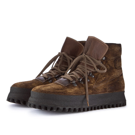50097 ALCE SUEDE DIVE FANGO  MARRONE