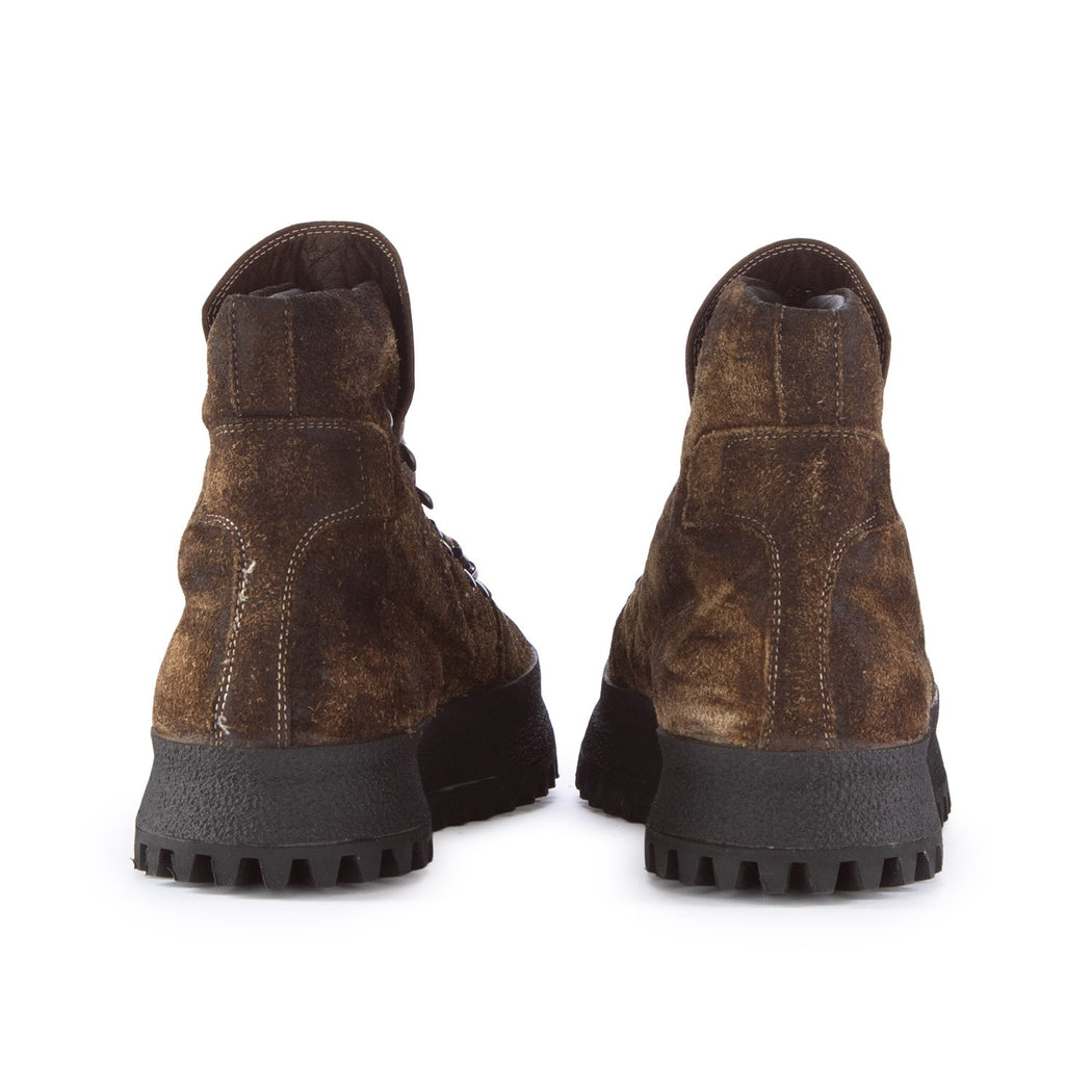 50097 ALCE SUEDE DIVE FANGO  MARRONE