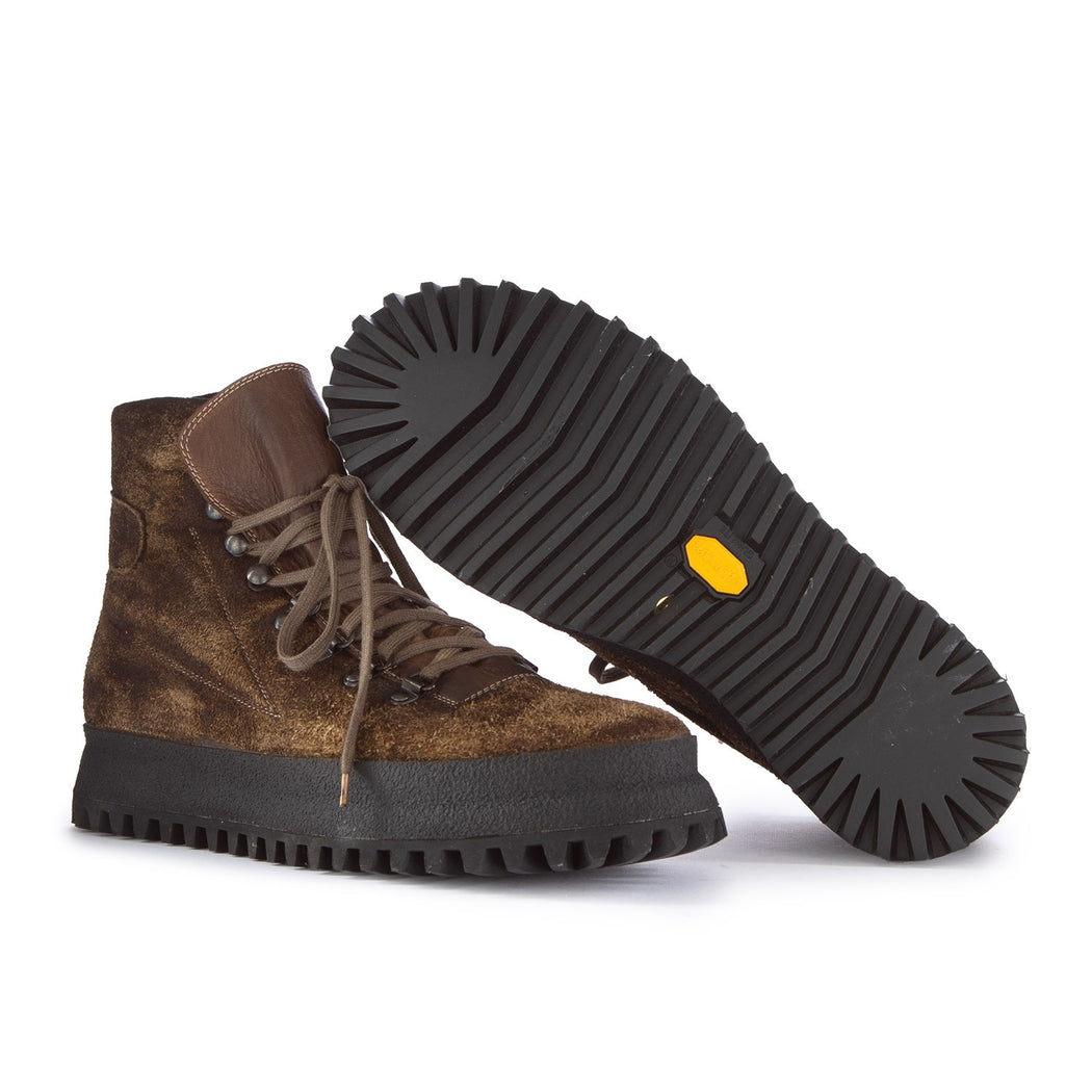50097 ALCE SUEDE DIVE FANGO  MARRONE