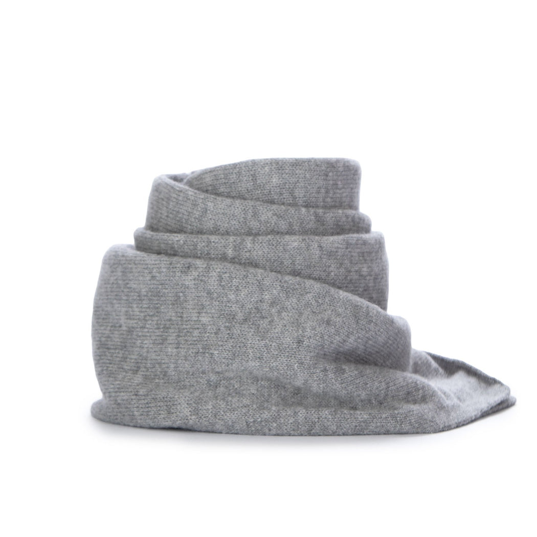 102 SCIARPA RASATA GRIS1  GRIGIO