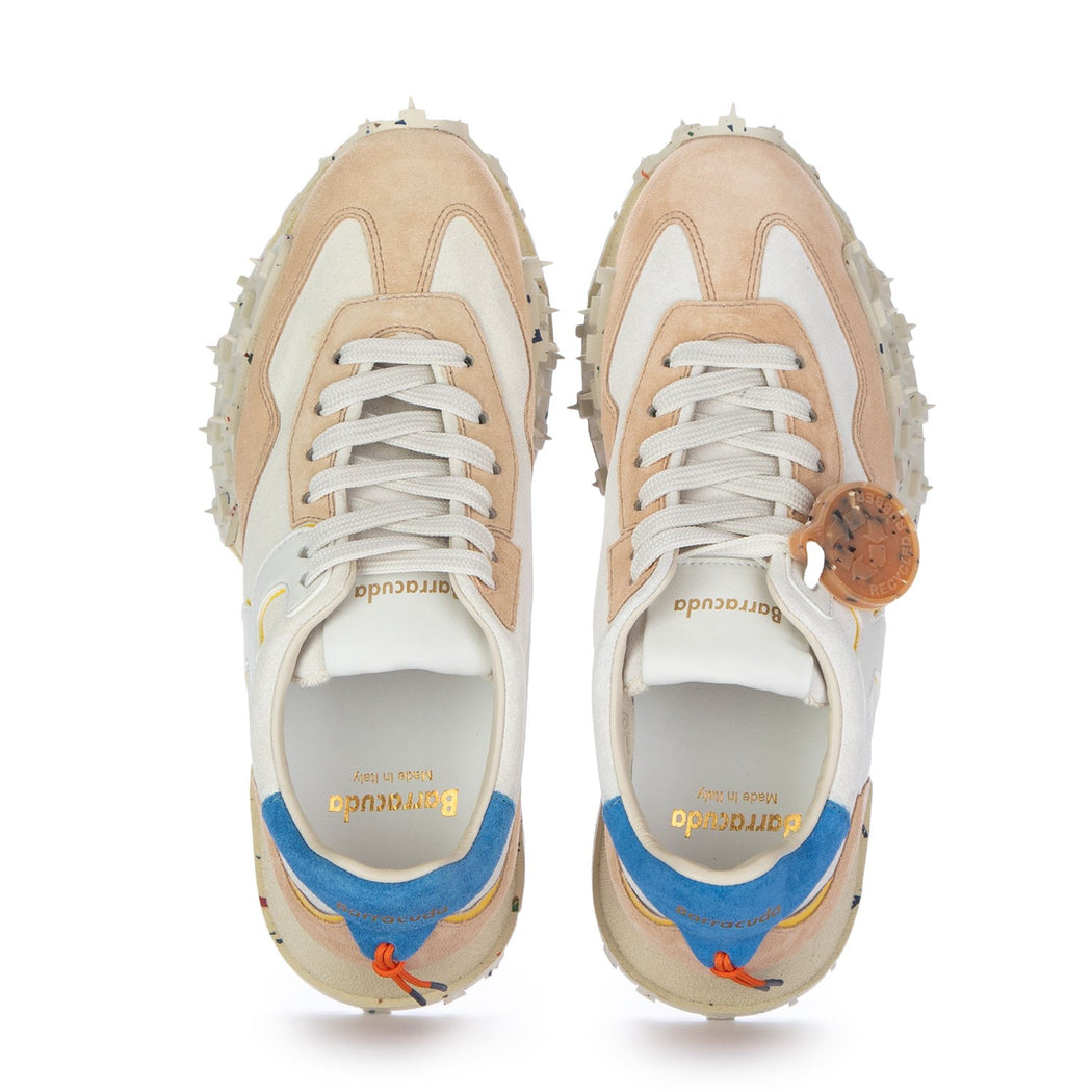 BD1409  V2046 BEIGE/BIANCO/BLU