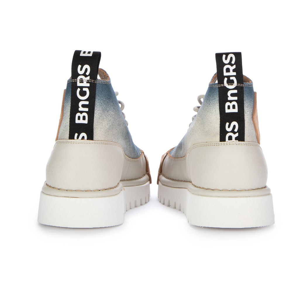 LA SFUMATA  BIANCO/JEANS U2202-9A