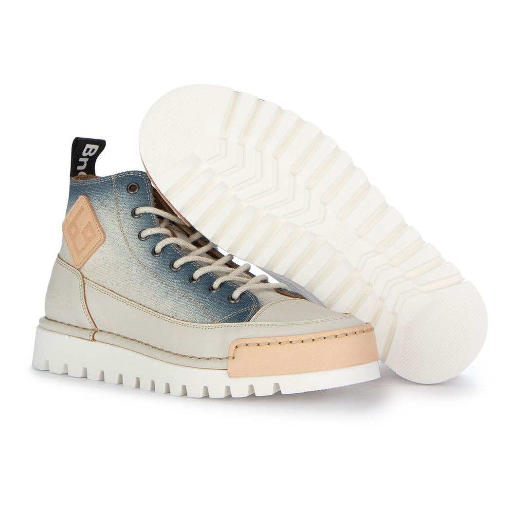 LA SFUMATA  BIANCO/JEANS U2202-9A