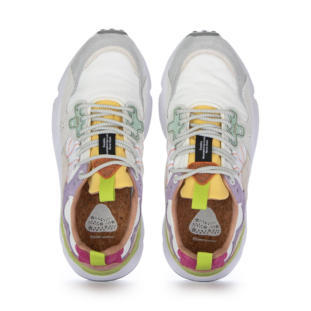 YAMANO 3 SUEDE/NYLON  BIANCO/VERDE