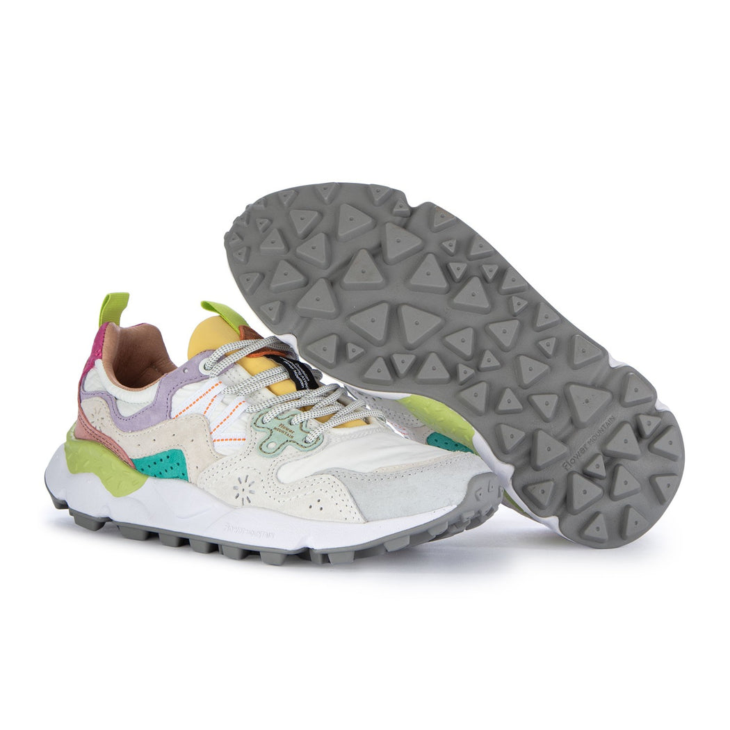 YAMANO 3 SUEDE/NYLON  BIANCO/VERDE