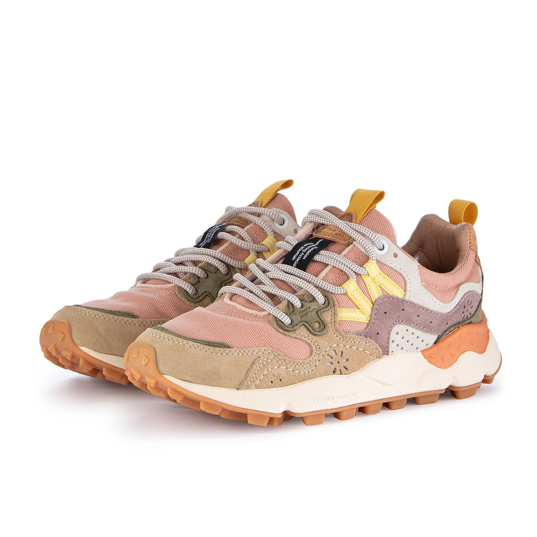 YAMANO 3 SUEDE/CANVAS  ROSA