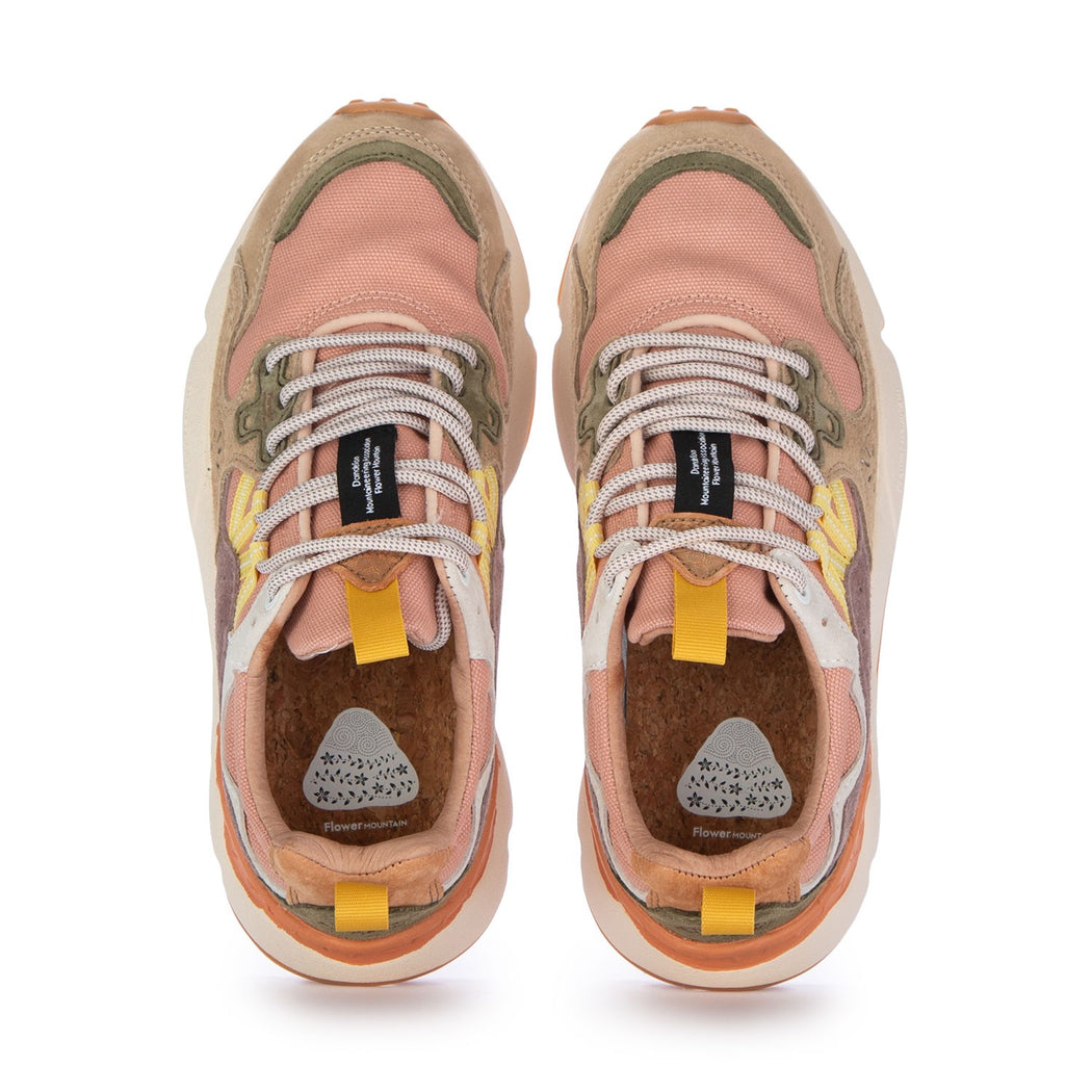 YAMANO 3 SUEDE/CANVAS  ROSA