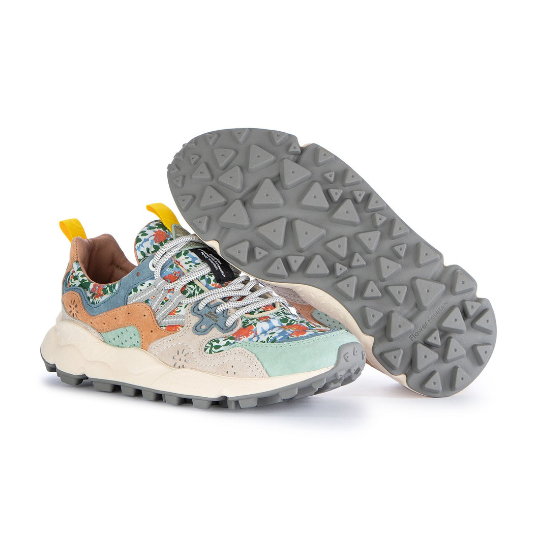 YAMANO 3 SUEDE/PRINT COT  MULTICOLOR