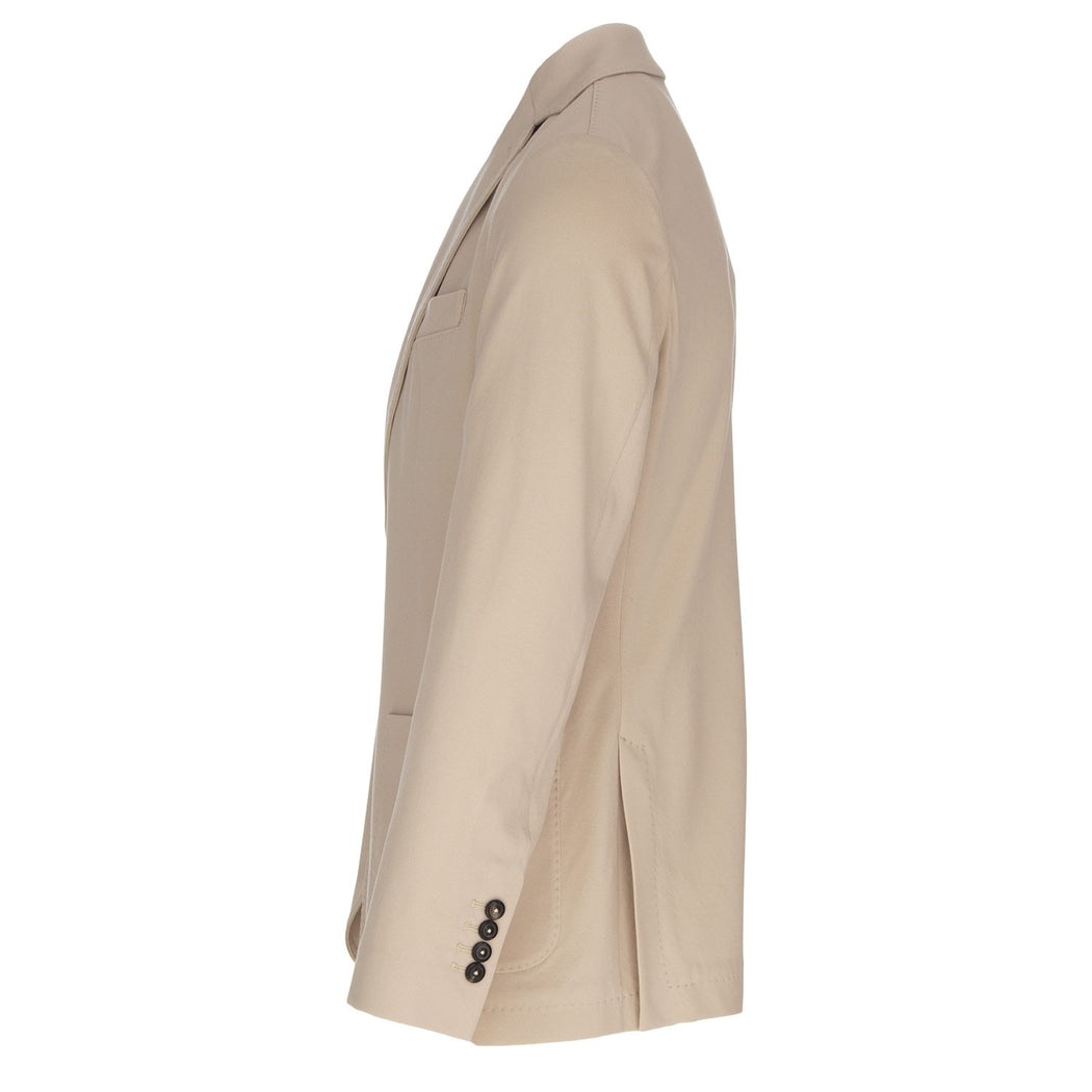 CN4660 GIACCA PIQUET MERC.  1010 BEIGE