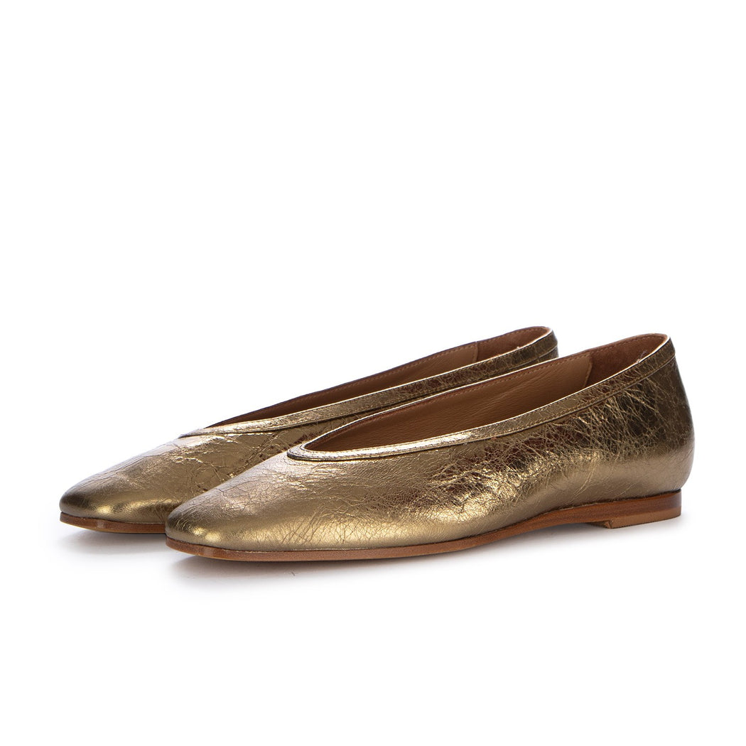 TEO BALLERINA SFODERATA BOMBER  ORO