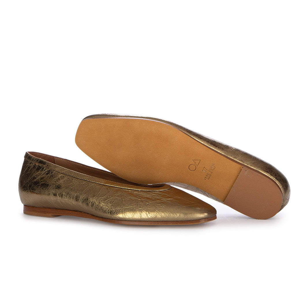 TEO BALLERINA SFODERATA BOMBER  ORO