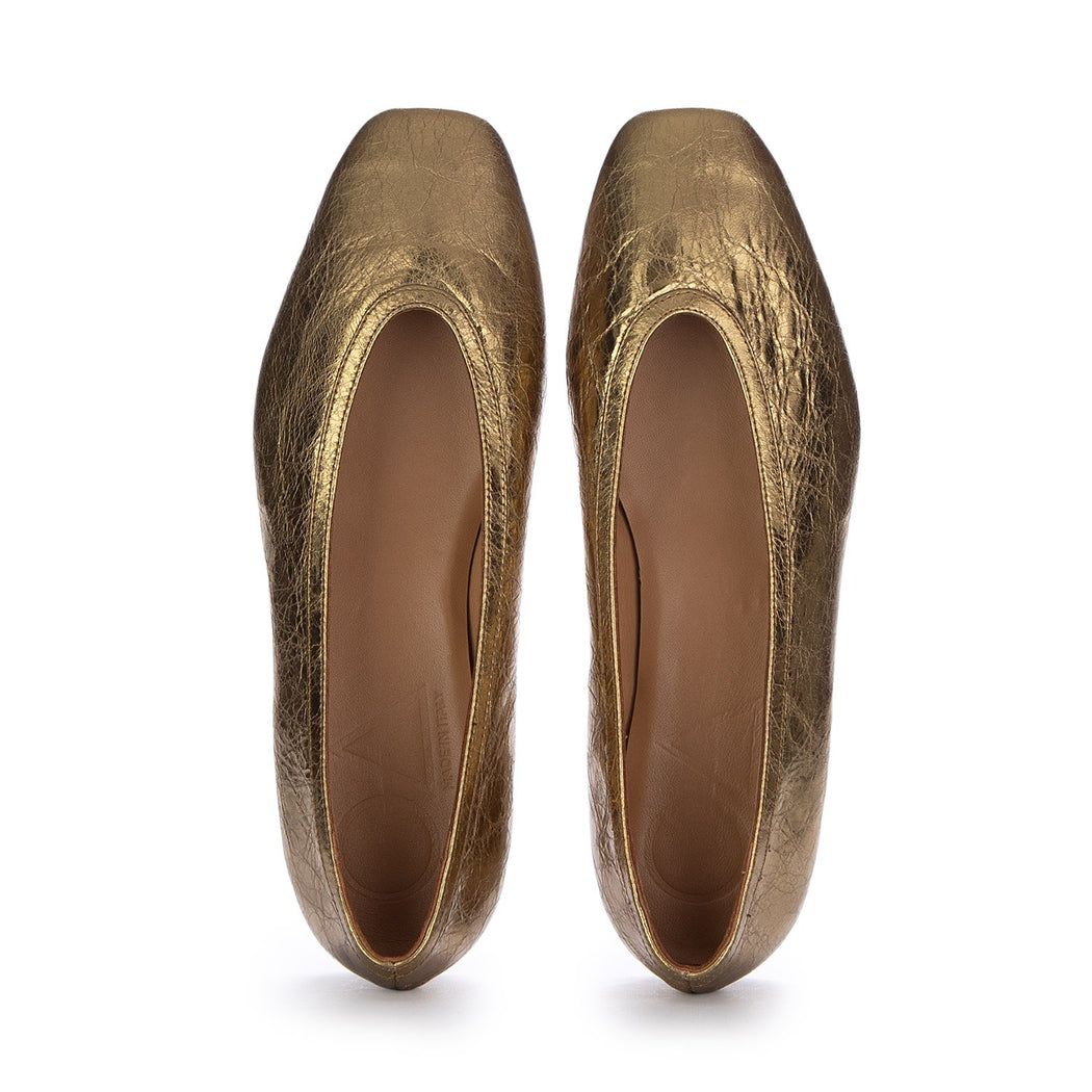 TEO BALLERINA SFODERATA BOMBER  ORO