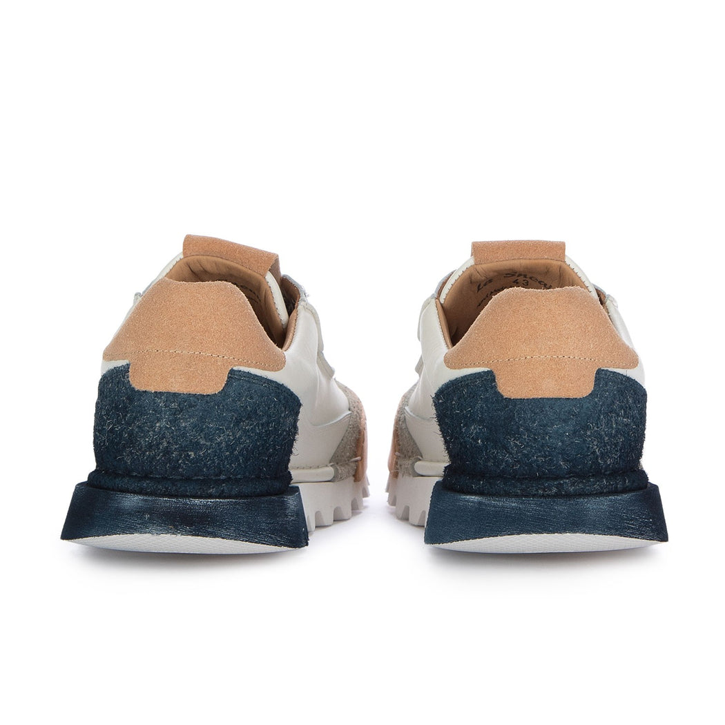 LA SNEAKER SFUMATA JEANS U2021-14A  BIANCO/BLU