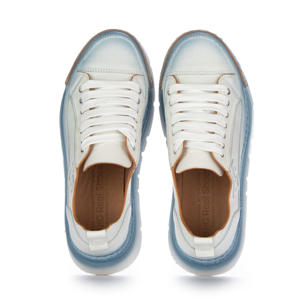 LA PERLA SFUMATA CIELO D1903/O-5AM  BIANCO/AZZURRO