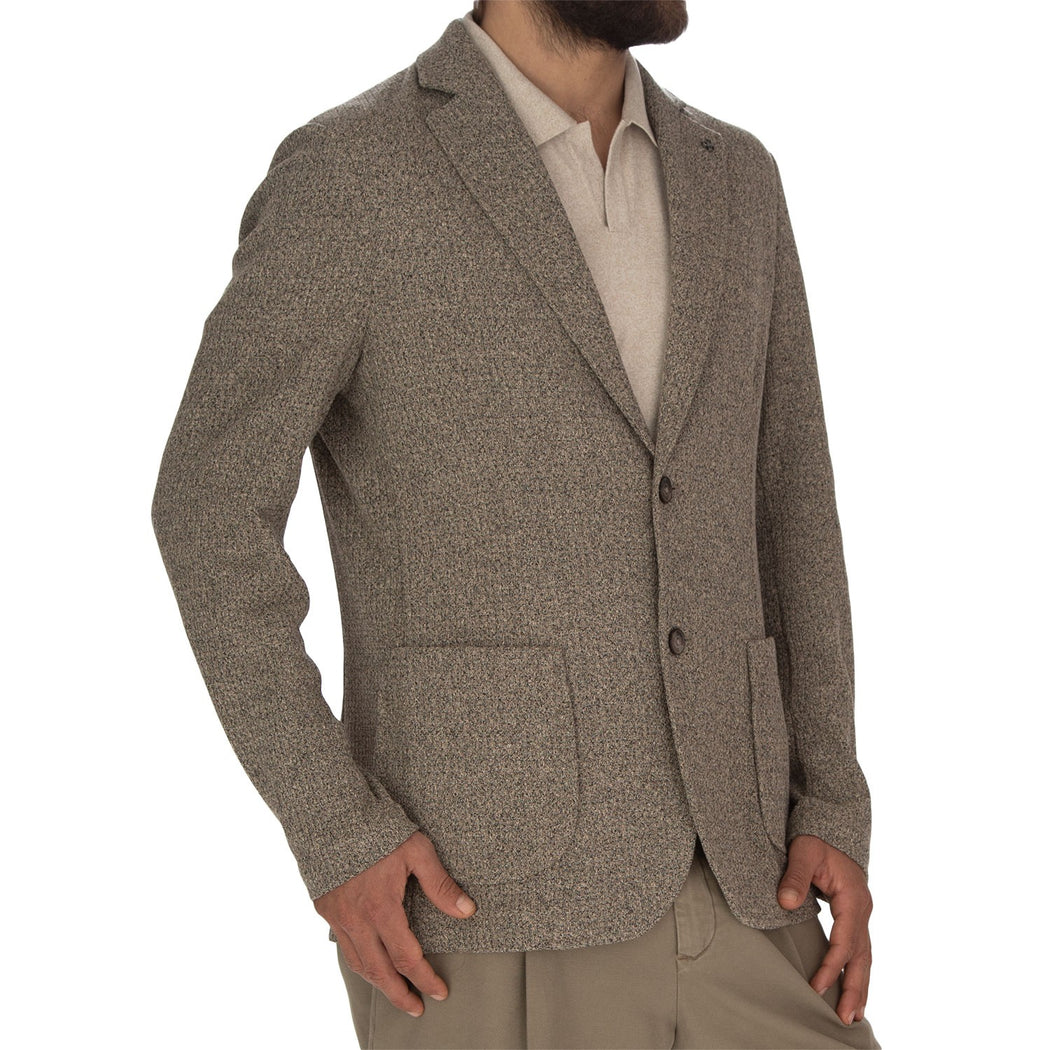 JACKET REGI  0041 BEIGE/NERO