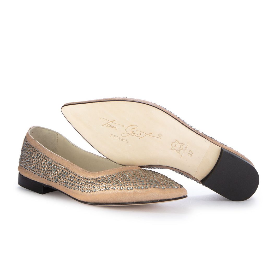 TINNA POLVERE MEKONG STRASS  BEIGE
