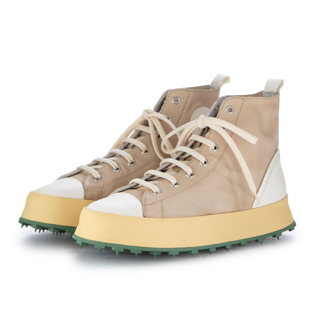 51801 MEL.BIA/FOULARD NEUTRO  F.98 BEIGE/BIANCO