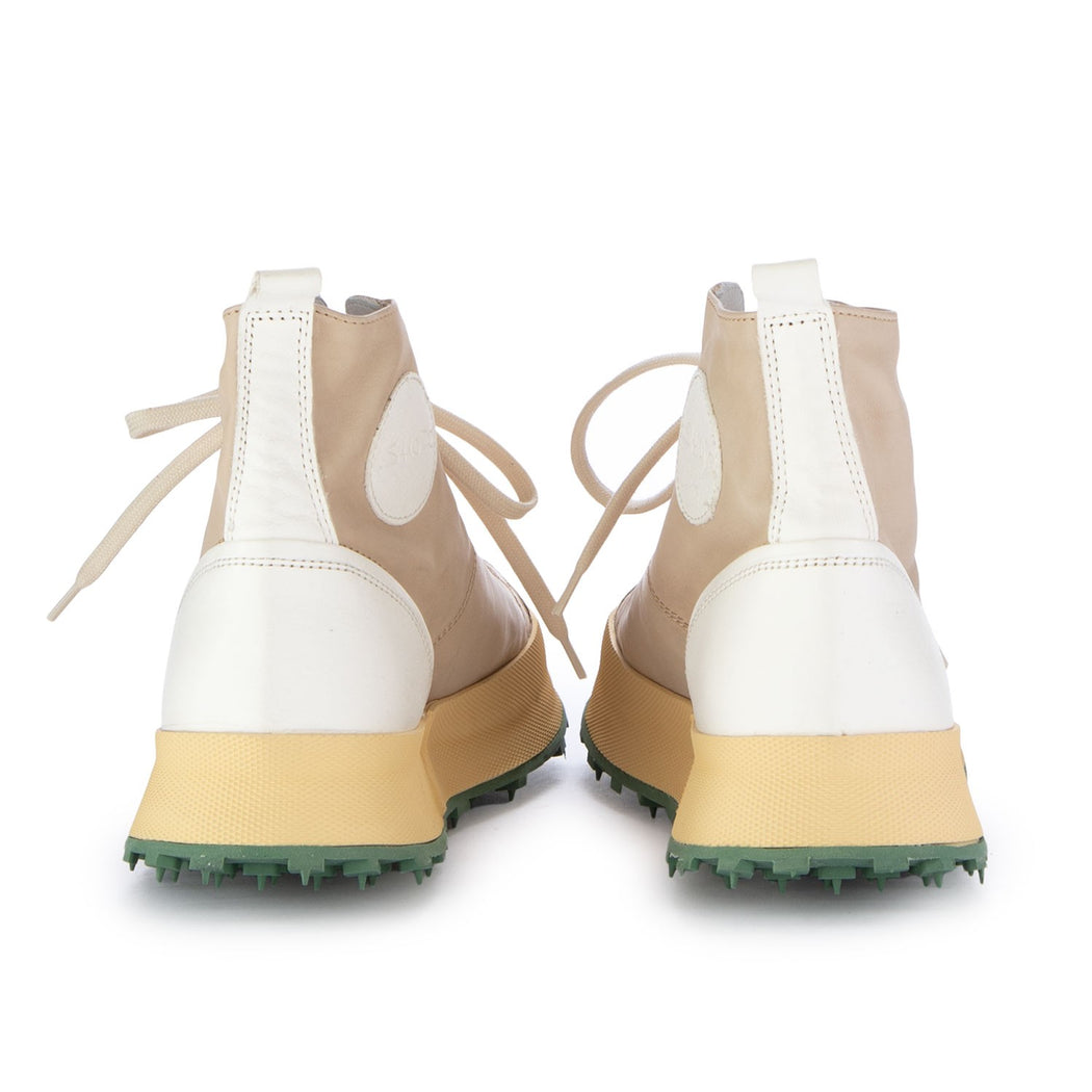 51801 MEL.BIA/FOULARD NEUTRO  F.98 BEIGE/BIANCO