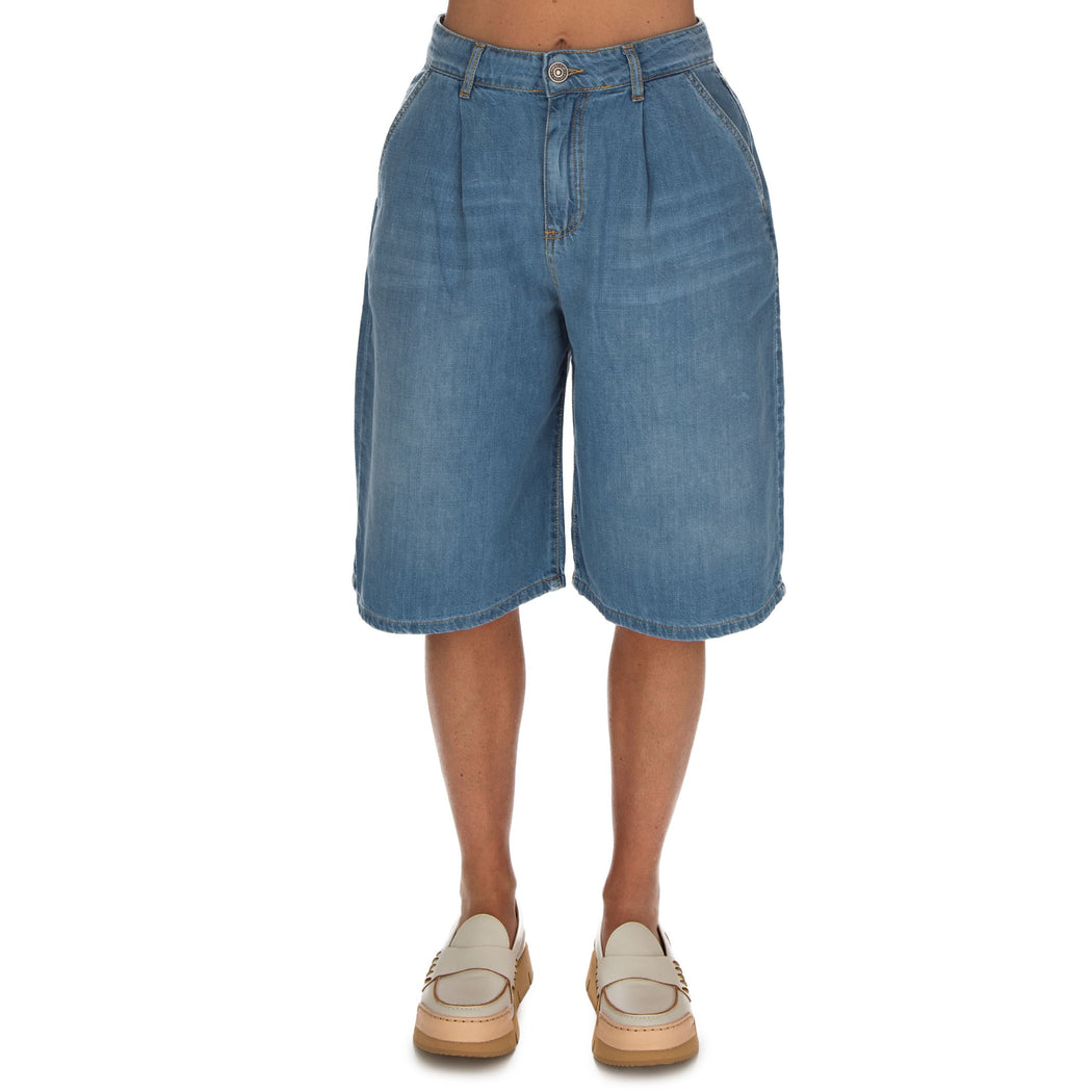FRESIA-1 BERMUDA DENIM  BLU