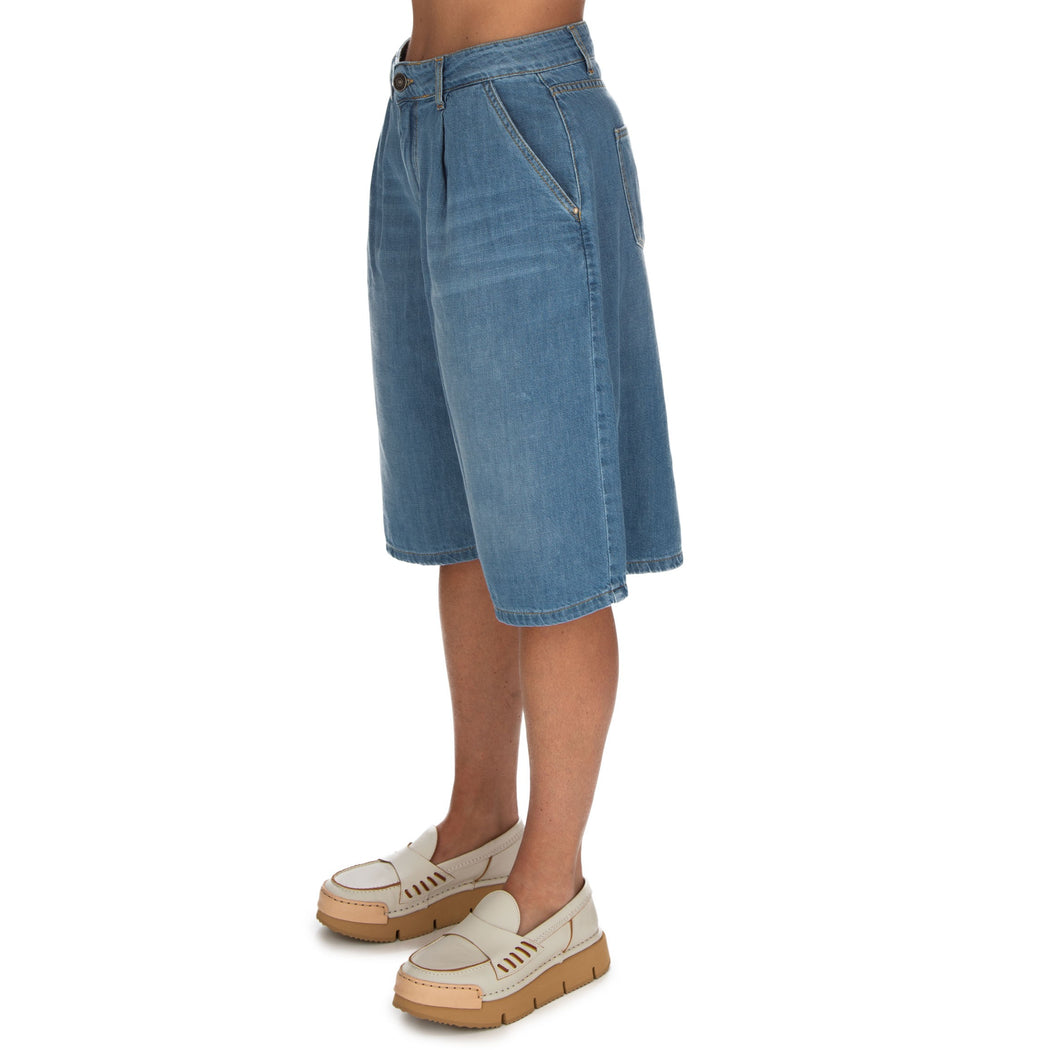 FRESIA-1 BERMUDA DENIM  BLU