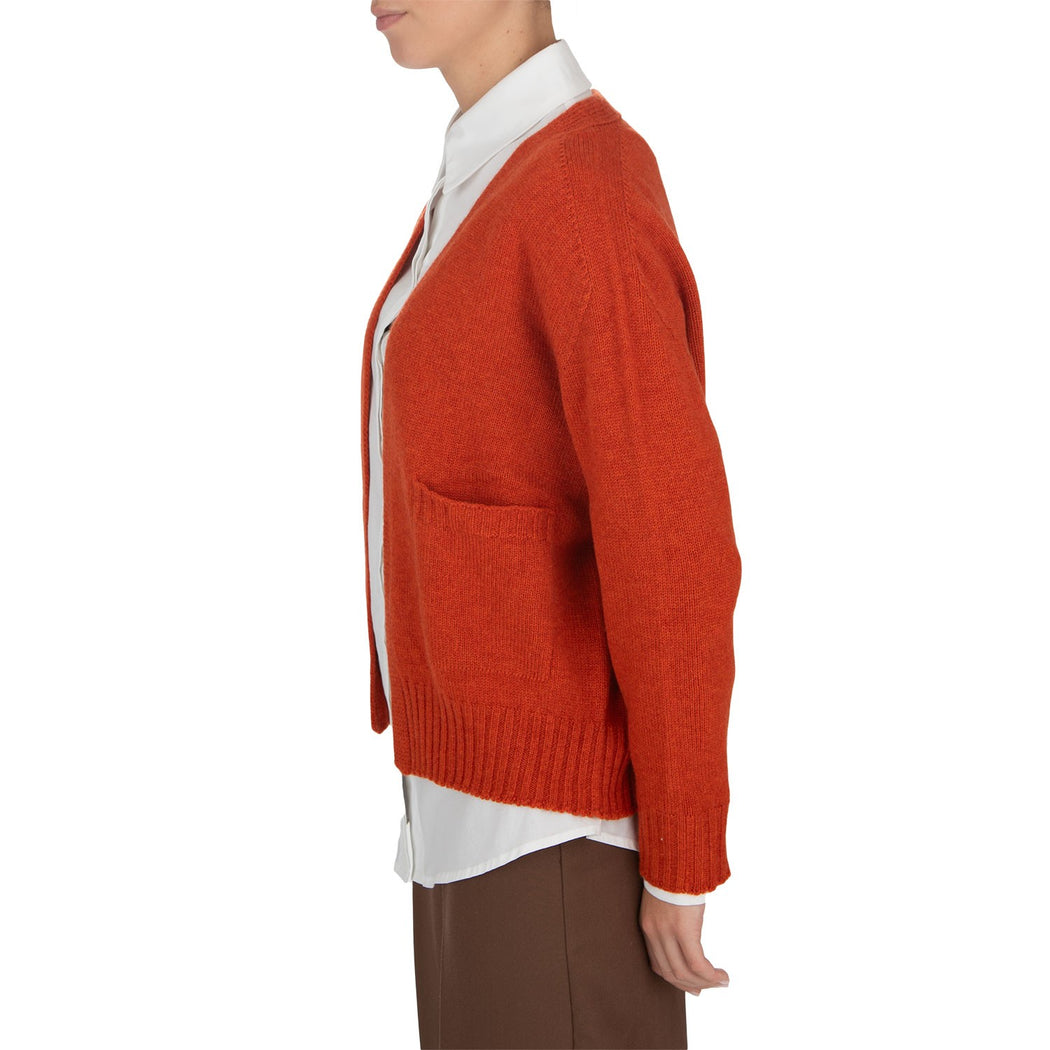 10178 CARDIGAN TASCHE  ARANCIONE