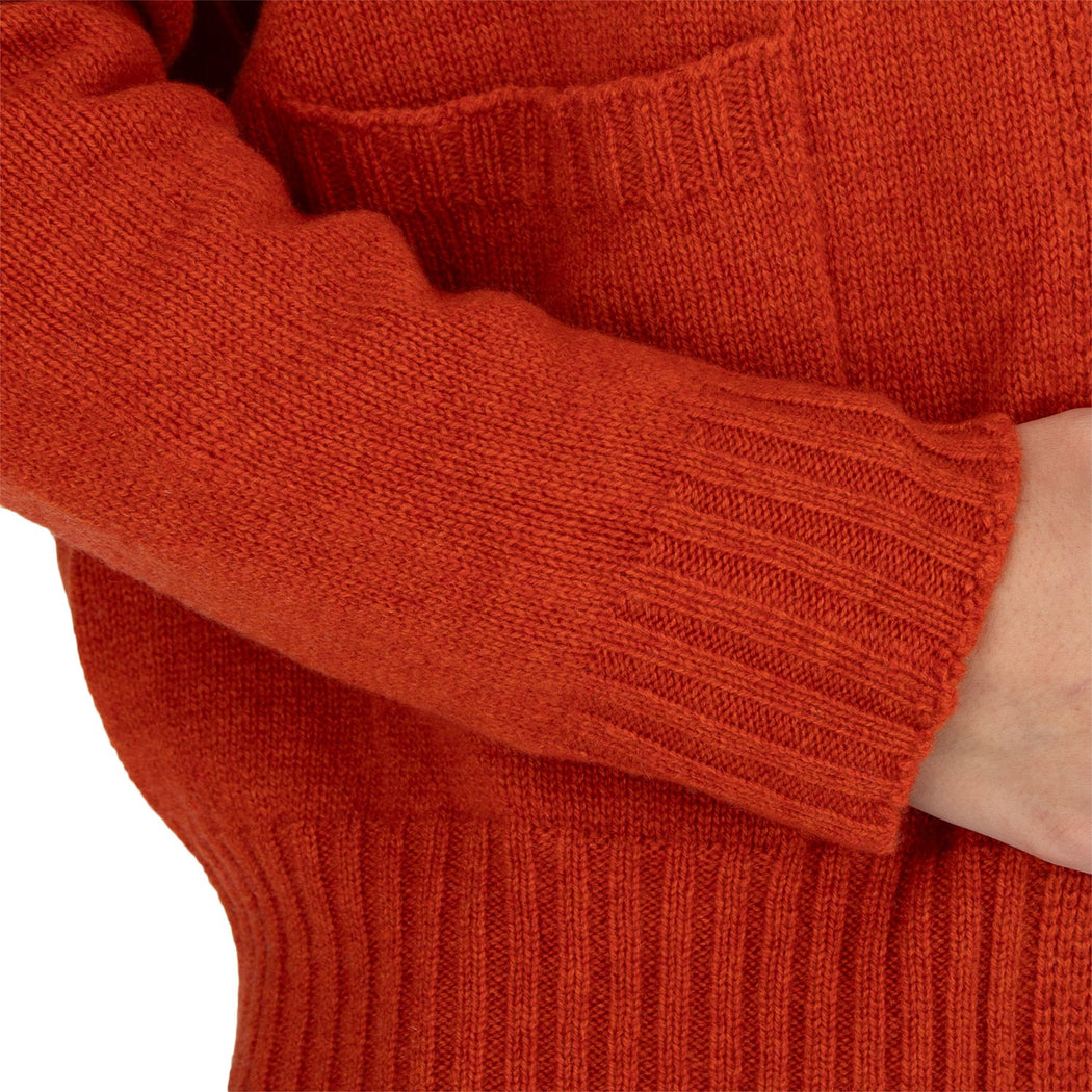 10178 CARDIGAN TASCHE  ARANCIONE