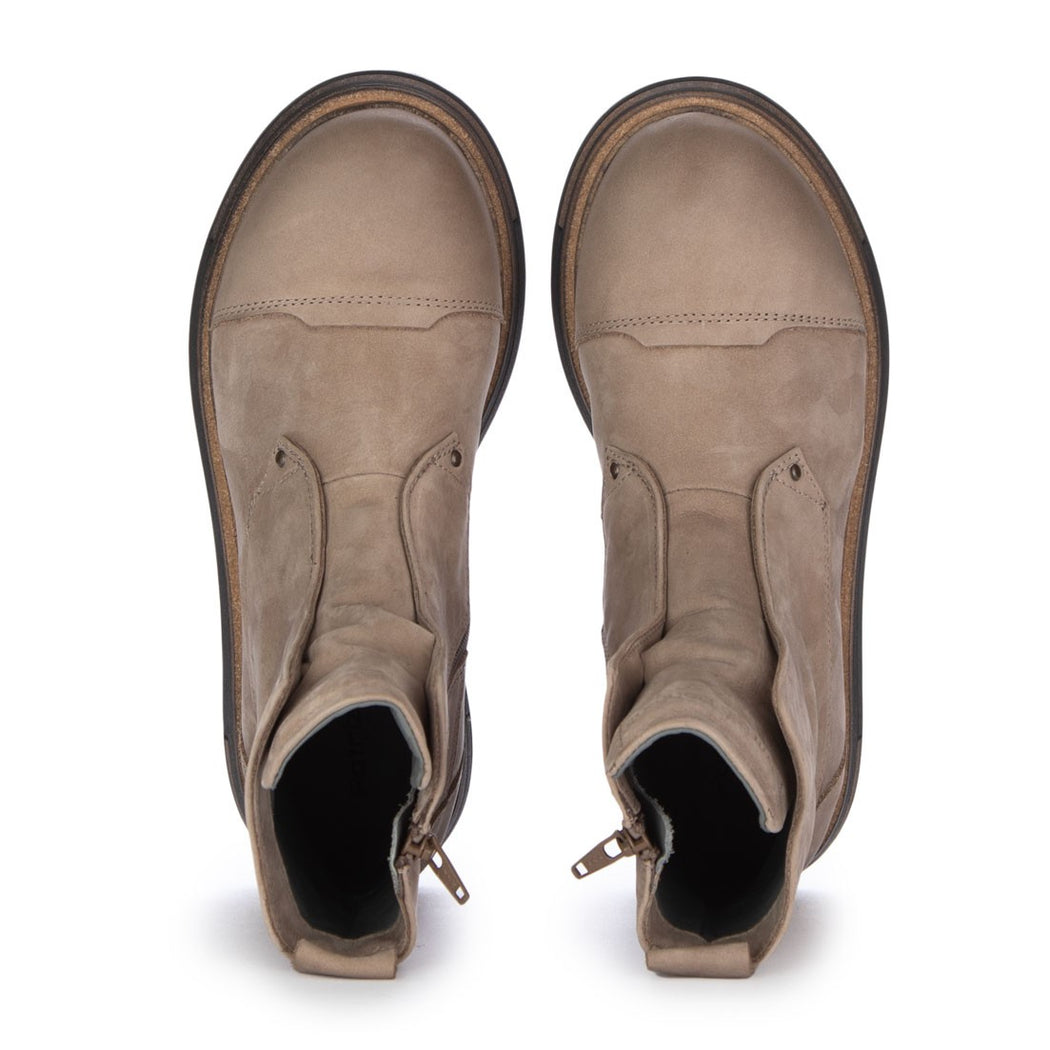 EMI NO LACE YUNA NABUK NATURAL  BEIGE