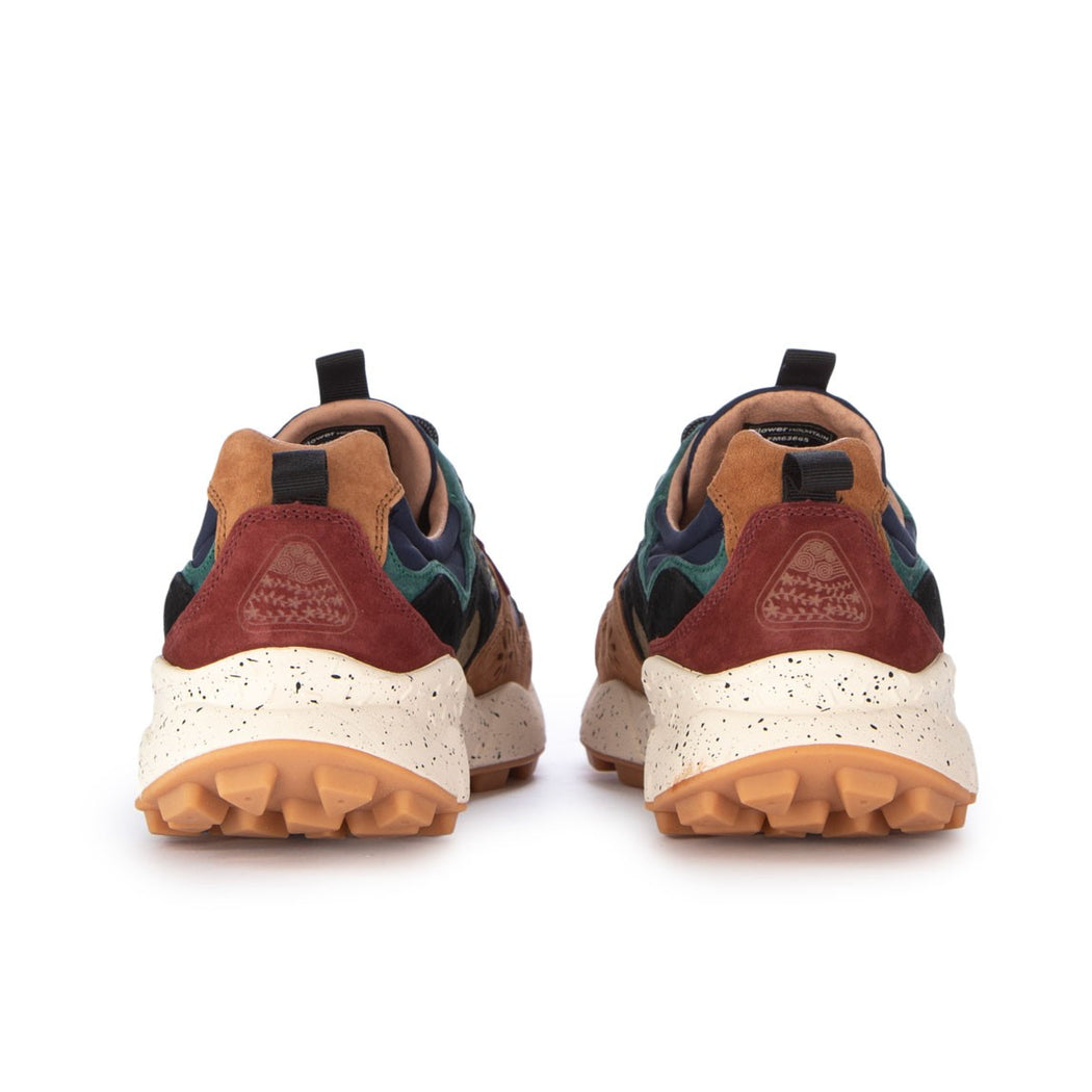 YAMANO 3 SUEDE/NYLON  BLU/VERDE/MARRONE