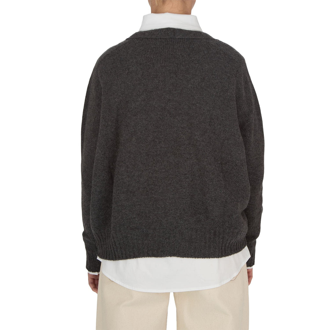 10178 CARDIGAN TASCHE GRIS2  GRIGIO