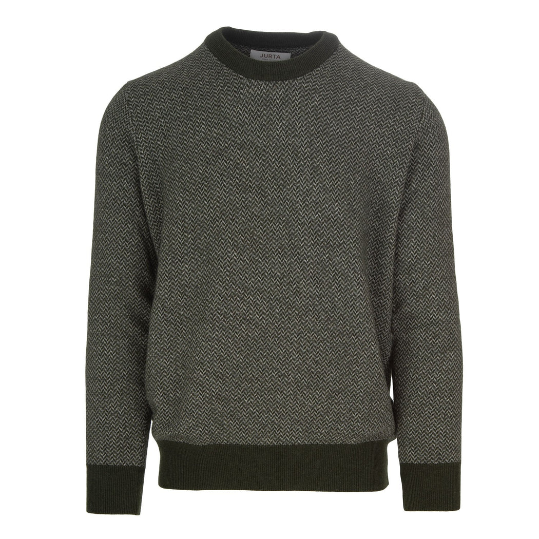BA5-03 GIROCOLLO SPIGATO 438  VERDE/GRIGIO