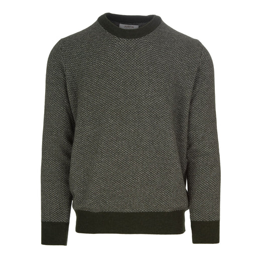 BA5-03 GIROCOLLO SPIGATO 438  VERDE/GRIGIO