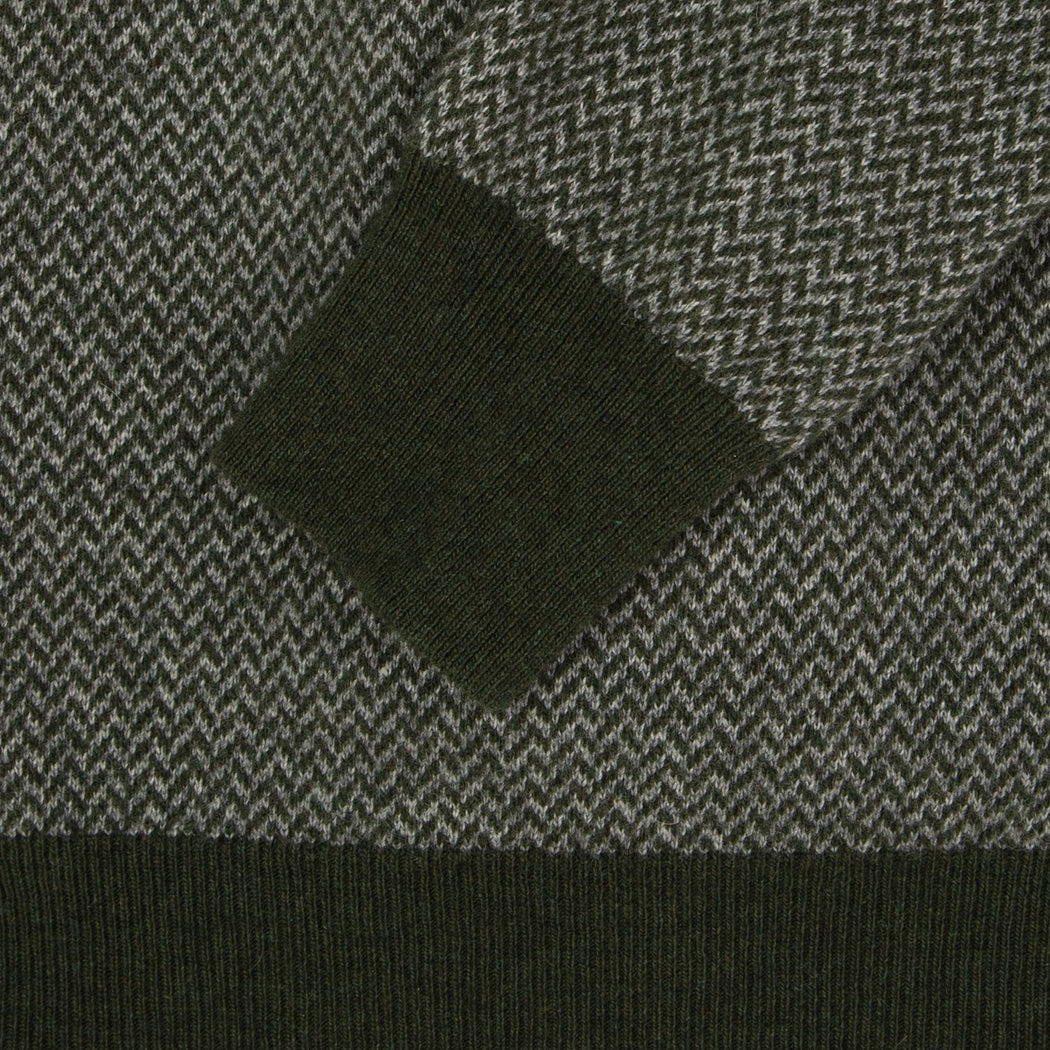 BA5-03 GIROCOLLO SPIGATO 438  VERDE/GRIGIO