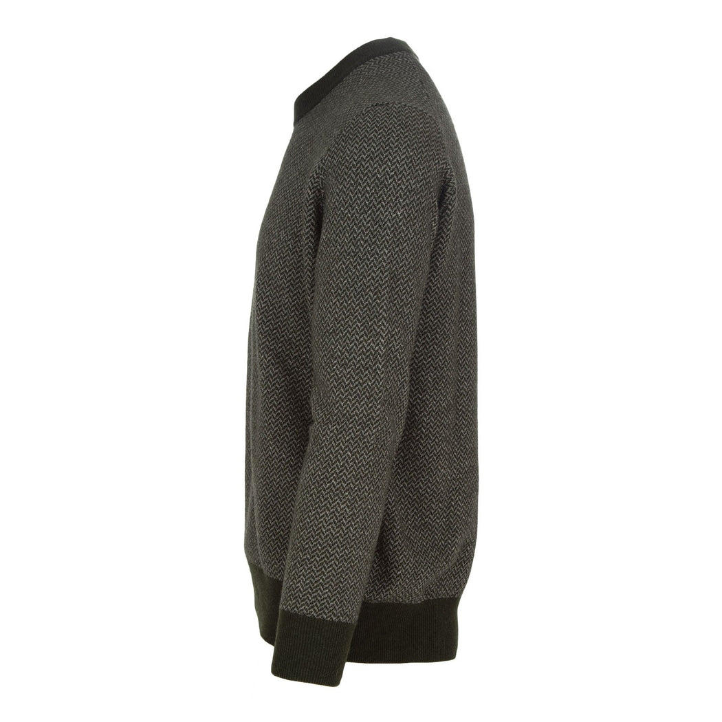 BA5-03 GIROCOLLO SPIGATO 438  VERDE/GRIGIO