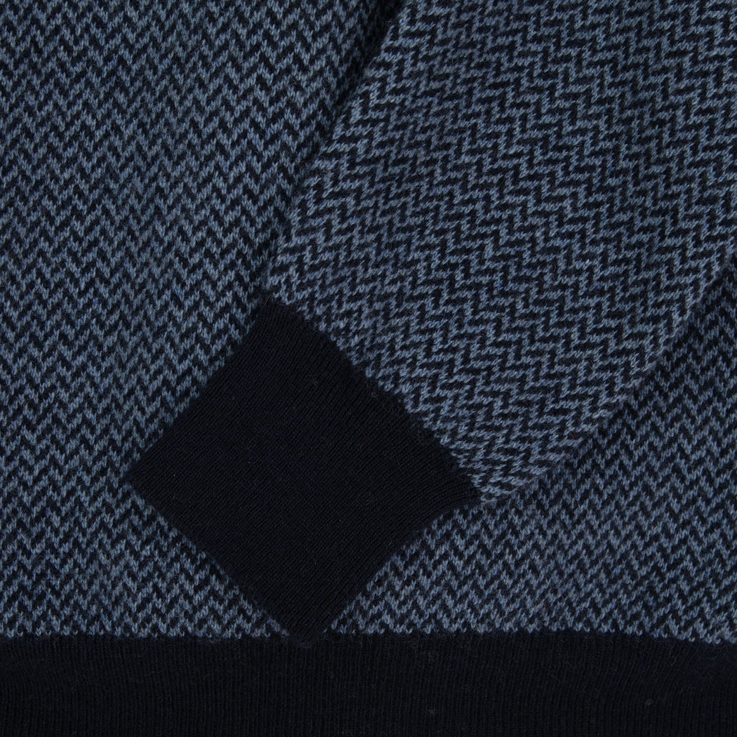 BA5-03 GIROCOLLO SPIGATO 300  BLU/AZZURRO