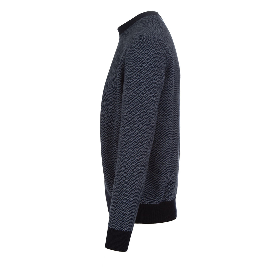 BA5-03 GIROCOLLO SPIGATO 300  BLU/AZZURRO